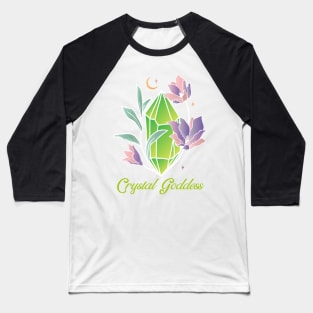 Crystal Goddess Baseball T-Shirt